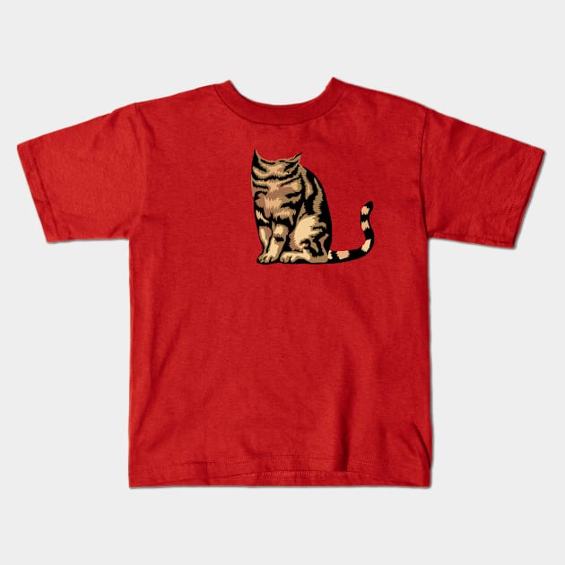 CAT BODY Kids T-Shirt by MoreThanThat